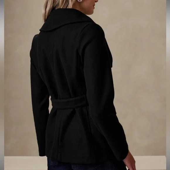 Banana Republic Melton Tie Waist Jacket SOLD OUT - Picture 2 of 2